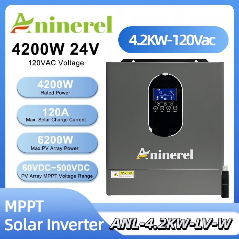 Drone Solar Charger - Aninerel 4.2KW 24V NEW 110-120V Hybrid