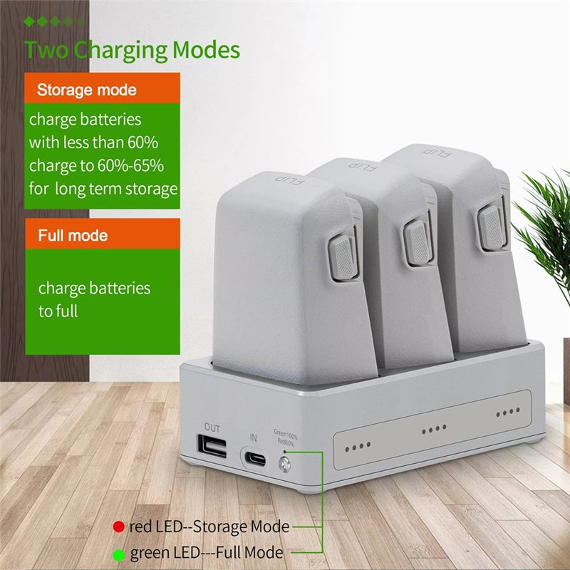 Drone Charging Hub - B92B Three-Way Charging Hub for DJI