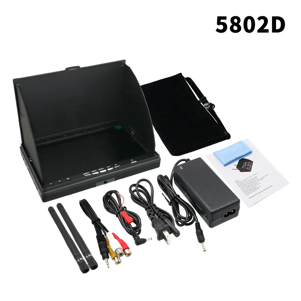 5.8G FPV DVR LS5802D 7 Inch Mo - đánh giá và giá Drone Controller Screen